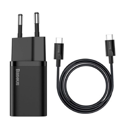 coc sac baseus super si 25w 1 cong kem cap type-c to type-c 1m
