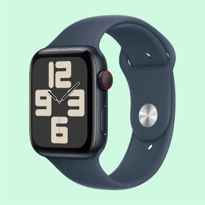 Apple watch se 2023 40mm gps mặt nhôm dây cao su bạc