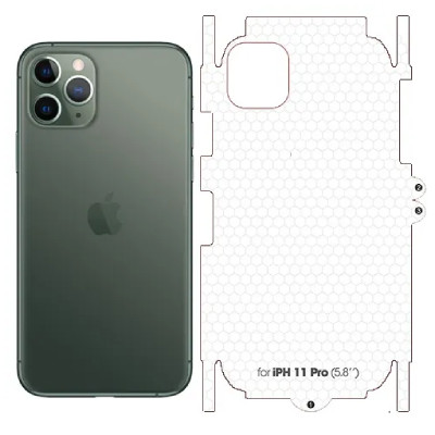 Miếng dán PPF nhám mặt sau Glass iPhone 11 Pro