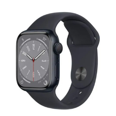 Apple Watch Series 8 45mm GPS - mặt nhôm, dây cao su Cũ đen