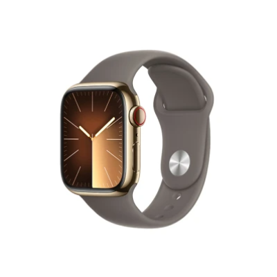 Apple Watch Series 9 - 41mm - LTE - mặt thép không gỉ, dây cao su | Chính hãng VN/A