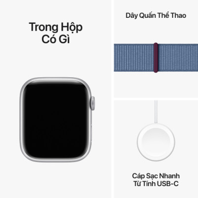 apple watch series 9 45mm lte mat nhom day quan the thao 9