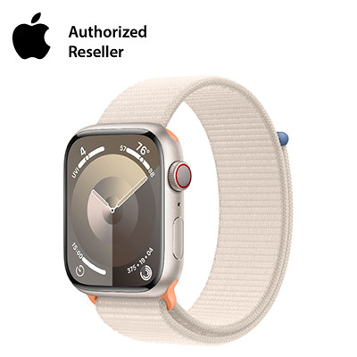 apple watch series 9 45mm lte mat nhom day quan the thao trang anh sao