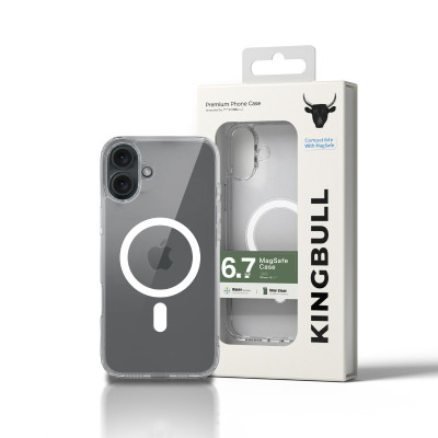Ốp lưng iPhone 16 Plus Mipow MagSafe trong suốt
