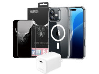 Combo iPhone 16 (Cốc 35W Mophie+Ốp ESR+Dán Mipow)