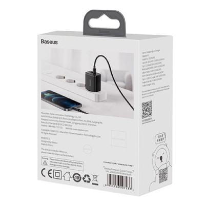 coc sac nhanh baseus compact 20w 2 cong usb 3