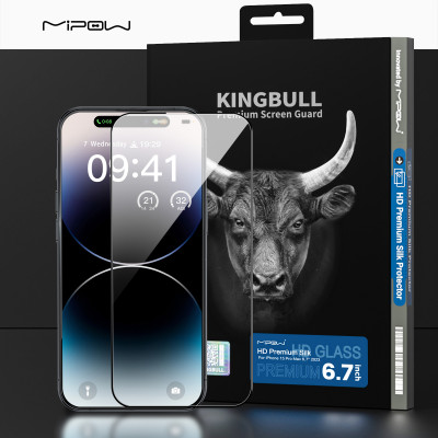 Miếng dán cường lực iPhone 15 Plus Mipow Kingbull Premium HD