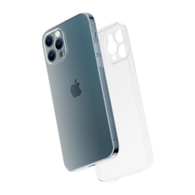Ốp lưng iPhone 12 Pro Max viền dẻo lưng kính SUPER SLIM