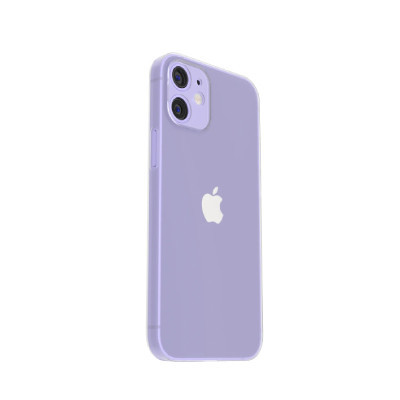 Ốp lưng iPhone 12 viền dẻo lưng kính SUPER SLIM