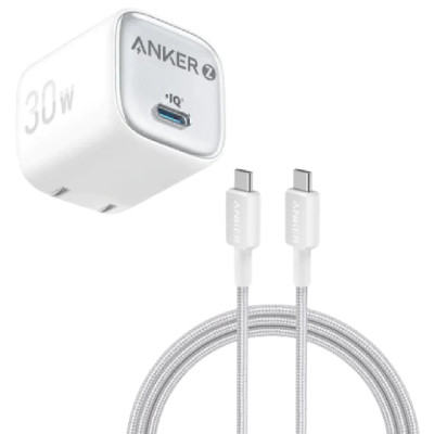 Combo Cốc Anker Zolo 1C 30W A2698 và Cáp Anker 322 C to C A81F6