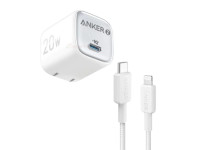 Combo Cốc sạc Anker Zolo 1C 20W A2699 và Cáp Anker 322 C to L A81B6