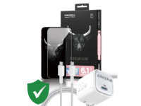 Combo VIP iPhone 15 cũ (Cốc 20W+Cáp C to C ANKER+Dán KINGBULL+VIP 1 đổi 1 12 Tháng)