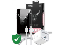 Combo VIP iPhone 15 Plus cũ (Cốc 20W+Cáp C to C ANKER+Dán KINGBULL+VIP 1 đổi 1 12 Tháng)