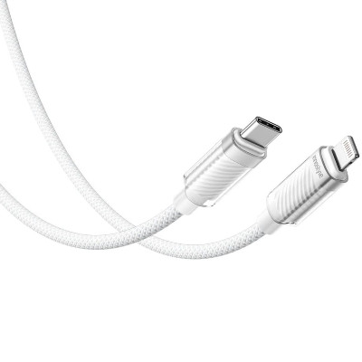 Cáp sạc Innostyle USB-C to Lightning CryStalShine 27W 1.5M SCL150WHT