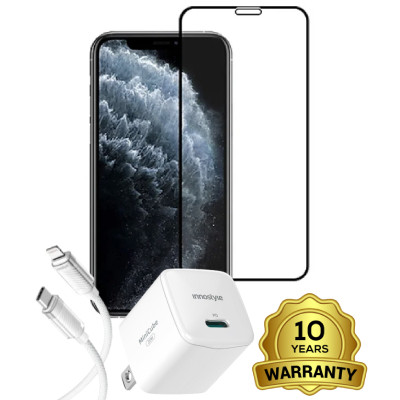 Combo VIP iPhone Xs Max cũ (Cốc 20W+Cáp C to L Innostyle+Dán TOP+VIP 1 đổi 1 12 Tháng Pin 10 Năm)