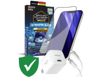 Combo quà VIP cho iPhone 11 Pro Max cũ (Cốc 20W+Cáp C to L Innostyle+Dán DEKEY+24hCare 12 Tháng)