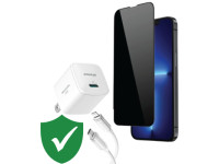 Combo quà VIP cho iPhone 13 Pro Max cũ (Cốc 20W+Cáp C to L Innostyle+Dán DEKEY+VIP 1 đổi 1 12 Tháng)