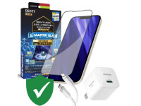 Combo VIP iPhone 14 cũ (Cốc 20W+Cáp C to L Innostyle+Dán DEKEY+VIP 1 đổi 1 12 Tháng)