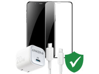 Combo VIP iPhone 11 Pro cũ (Cốc 20W+Cáp C to L ANKER+Dán DEKEY+24hCare 12 Tháng)