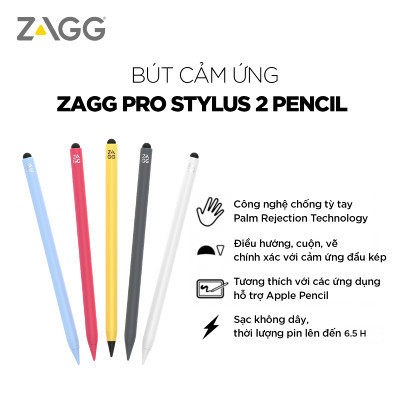 Bút cảm ứng ZAGG Pro Stylus 2 Pencil