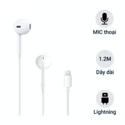 Tai nghe Apple Earpods with Lightning Connector | Chính hãng - TBH