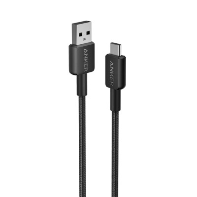 Cáp sạc nhanh Anker 322 USB-A to USB-C Nylon 0.9M A81H5