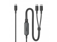 Cáp sạc nhanh Anker 2 in 1 Type-C to Type-C 140W Nylon 1.2M A8895H11