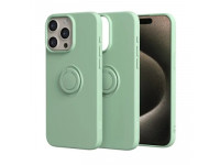 Ốp lưng iPhone 15 Pro Max Mipow Ring Stand TPU Leather