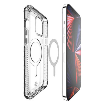 Ốp lưng kháng khuẩn và chống sốc Itskins SUPREME MAGSAFE CLEAR iPhone 13 Pro