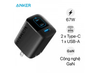 Cốc sạc Anker 336 3 cổng 2C1A 67W A2674