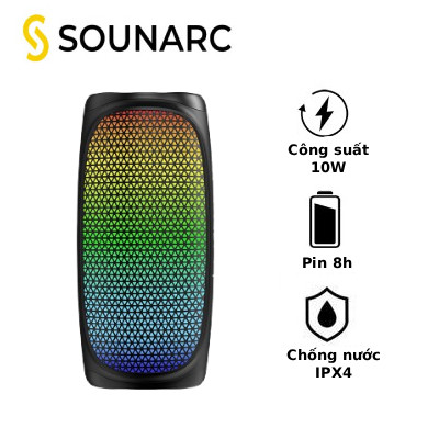 Loa Bluetooth Sounarc XR3 10W Portable Speaker Chính hãng