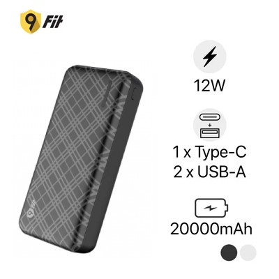 Sạc dự phòng 9Fit Lite 20.000mAh /3.7V Li-Polymer - 9PL20K03