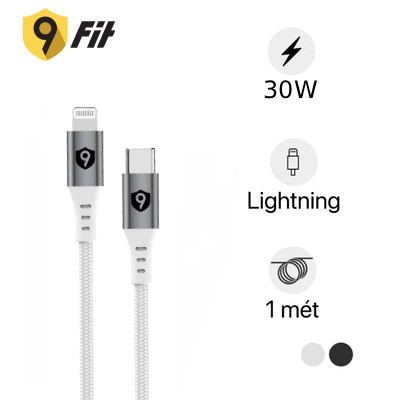 Cáp sạc 9Fit USB-C to Lightning 1M