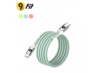 Cáp 9Fit từ tính USB-C to USB-C 60W dài 1M 9C10