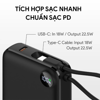 sac-du-phong-dekey-power-pioneer-10000mah-usb-c-pd-power-bank-22-5w-kem-cap-type-c-5
