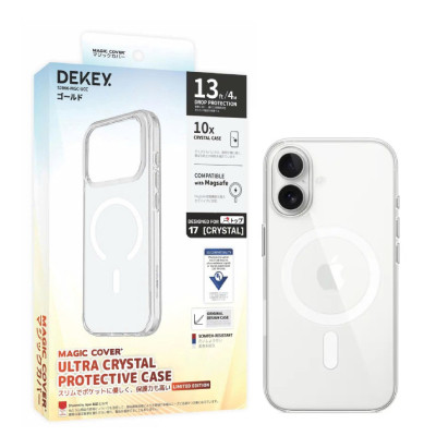 Ốp lưng Magsafe iPhone 17 DEKEY Cover Ultral Crystal