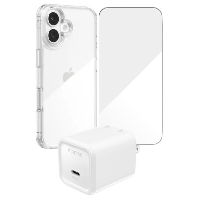 Combo VIP iPhone 17 (Cốc 40W MOPHIE+Dán ZAGG+Ốp ZAGG)
