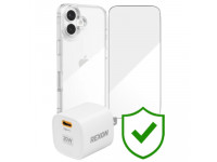 Combo VIP iPhone 17 (Cốc 20W REXON+Dán ZAGG+Ốp ZAGG+VIP 24 Tháng toàn diện)