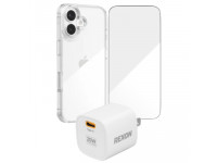Combo VIP iPhone 17 (Cốc 20W REXON+Dán ZAGG+Ốp ZAGG)