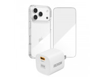 Combo VIP iPhone 17 Pro (Cốc 20W REXON+Dán ZAGG+Ốp ZAGG)