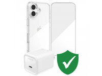Combo VIP iPhone 17 (Cốc 40W MOPHIE+Dán ZAGG+Ốp ZAGG+VIP 1 đổi 1 12 Tháng)