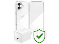 Combo VIP iPhone 17 (Cốc 40W MOPHIE+Dán ZAGG+Ốp ZAGG+VIP 24 Tháng toàn diện)