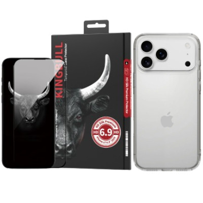 Combo VIP iPhone 17 Pro Max (Dán KINGBULL+Ốp MIPOW) SKU: COMBO00476