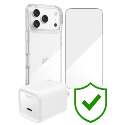 Combo VIP iPhone 17 Pro (Cốc 40W MOPHIE+Dán ZAGG+Ốp ZAGG+VIP 24 Tháng toàn diện)