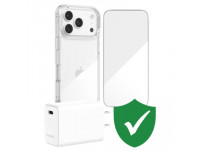 Combo VIP iPhone 17 Pro (Cốc 30W MOPHIE+Dán ZAGG+Ốp ZAGG+VIP 1 đổi 1 12 Tháng)