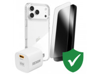 Combo VIP iPhone 17 Pro Max (Cốc 20W REXON+Dán ZAGG+Ốp ZAGG+VIP 1 đổi 1 12 Tháng)