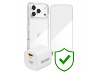 Combo VIP iPhone 17 Pro (Cốc 20W REXON+Dán ZAGG+Ốp ZAGG+VIP 24 Tháng toàn diện)