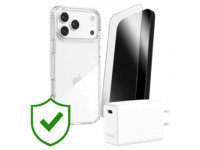 Combo VIP iPhone 17 Pro Max (Cốc 30W MOPHIE+Dán ZAGG+Ốp ZAGG+VIP 24 Tháng toàn diện)