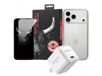 Combo VIP iPhone 17 Pro Max (Cốc 35W INNOSTYLE+Dán KINGBULL+Ốp MIPOW)