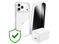 Combo VIP iPhone 17 Pro Max (Cốc 40W MOPHIE+Dán ZAGG+Ốp ZAGG+VIP 24 Tháng toàn diện)